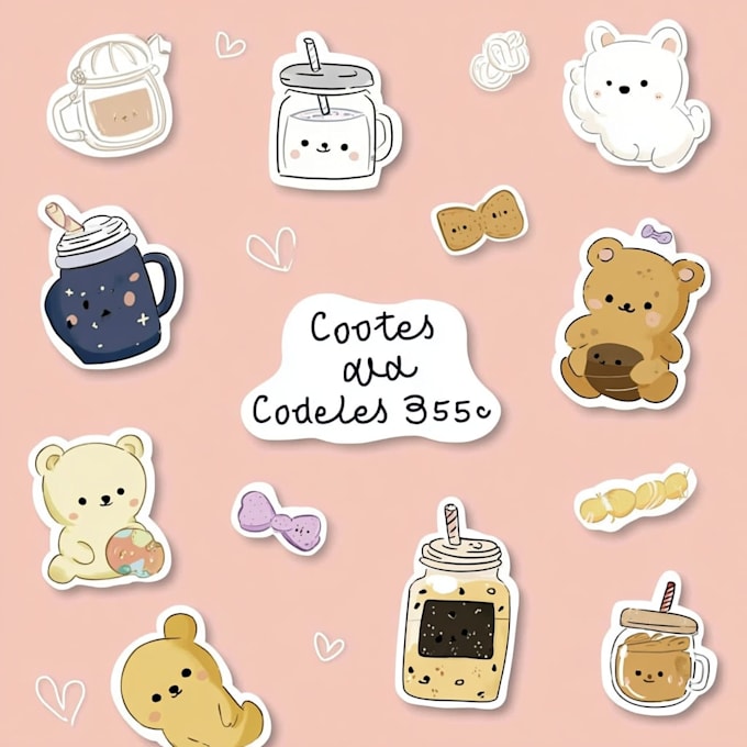doodle cute icons and objects