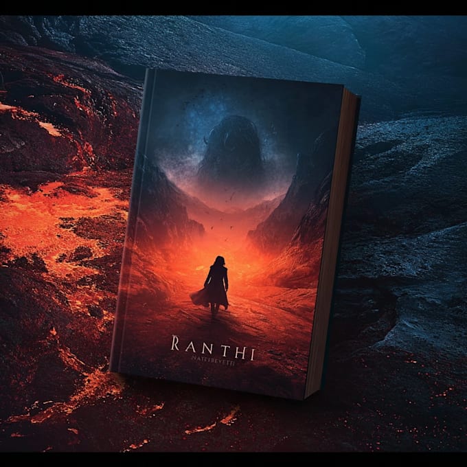 create an epic fantasy book cover