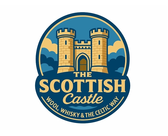 create an impressive castle logo in high definition