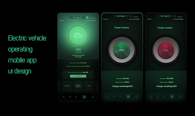 design the UI for upto 20 mobile screens