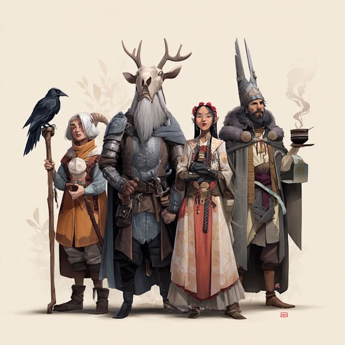 design a dnd character or dnd party