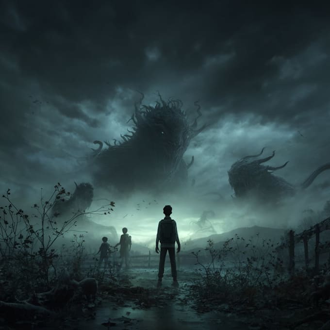 create monster or creature illustration for youu