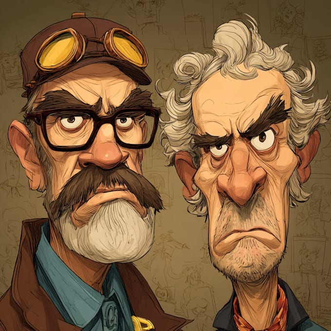 draw cartoons and caricatures