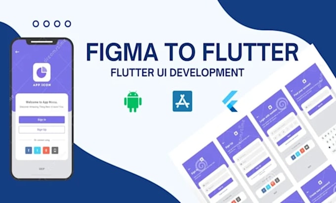 design flutter apps, bespoke flutter UI, convert figma to flutter