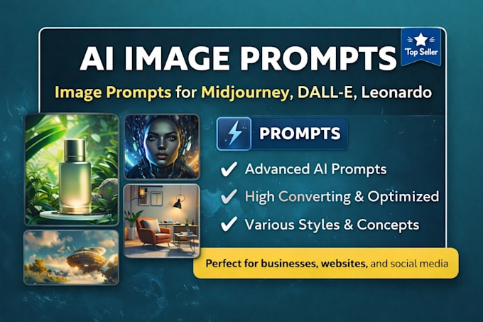 write high quality ai image prompts for midjourney