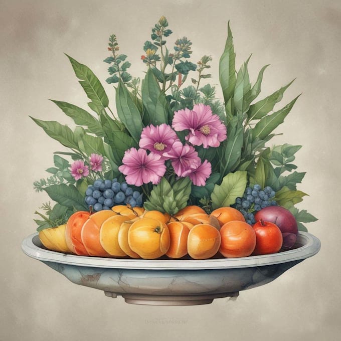 paint a botanical watercolor illustration