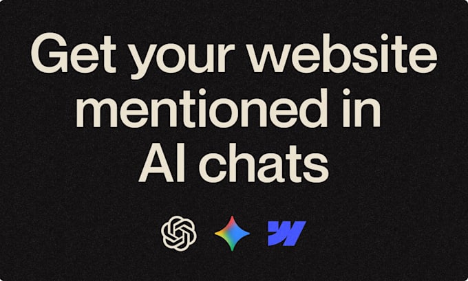 optimize your webflow website for ai search