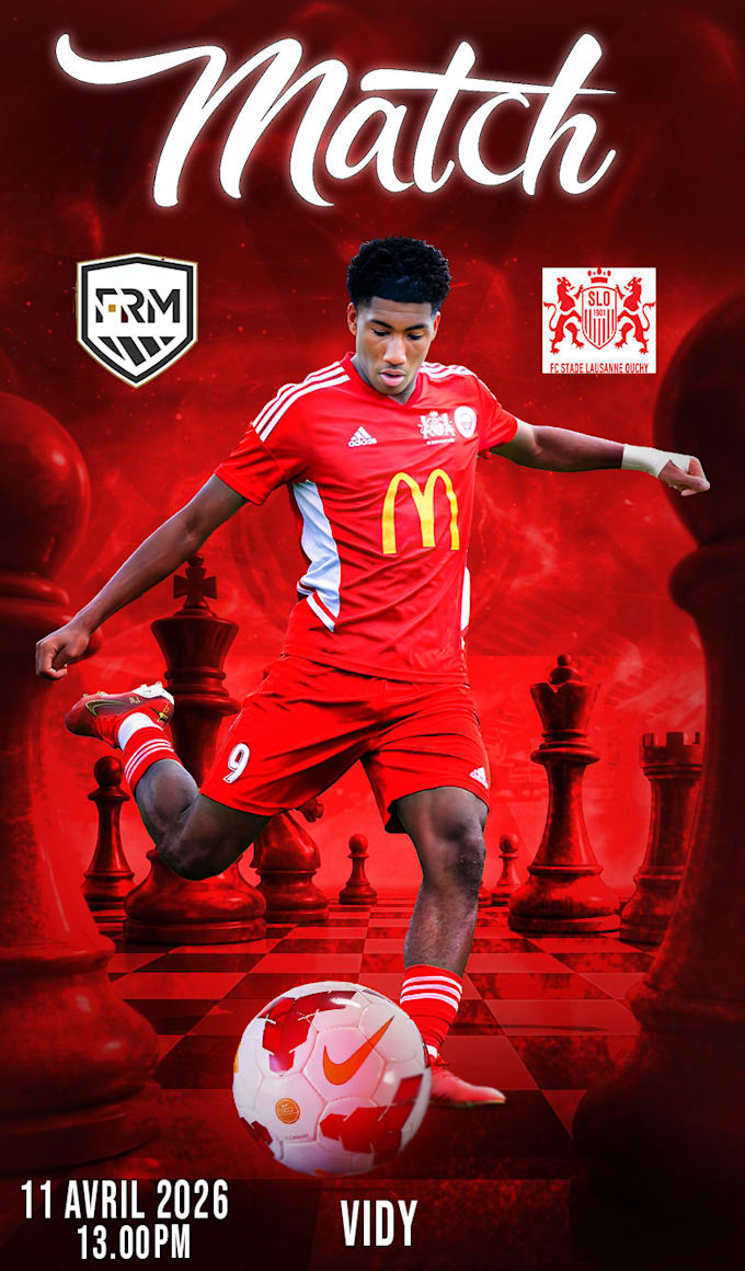 design 3 special match day for you
