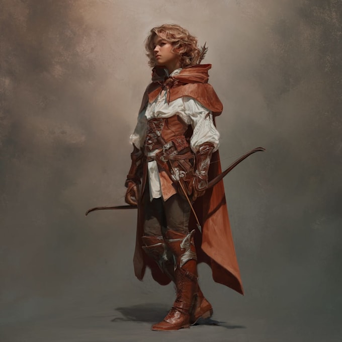 design a fantasy character for dnd, pathfinder, etc