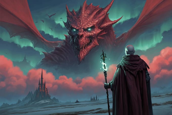 create a fantasy illustration