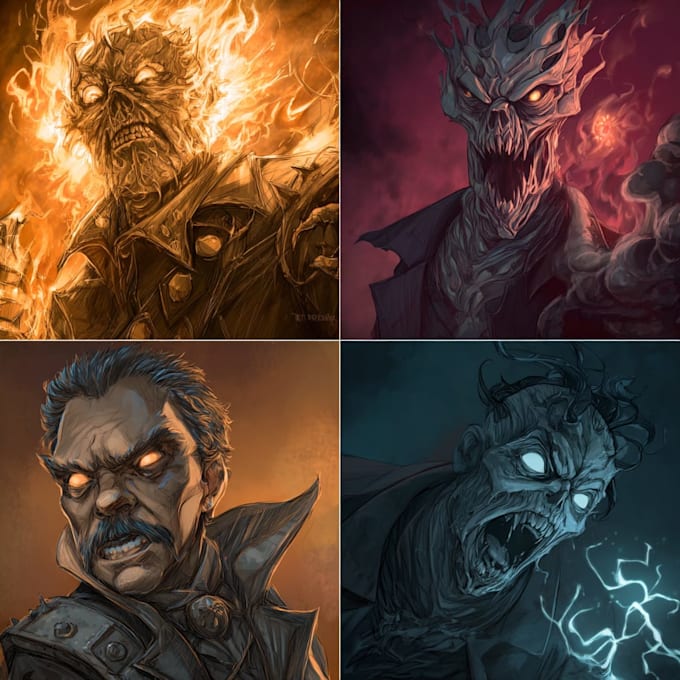 fantasy horror and fantasy horror character