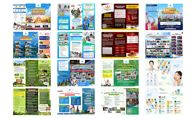 make professional brochure design for company or event