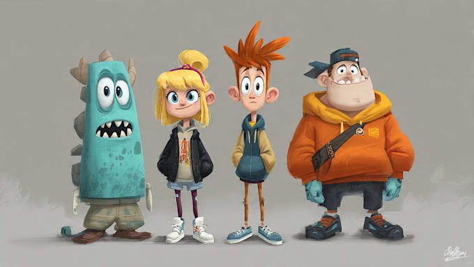 draw any cartoon character