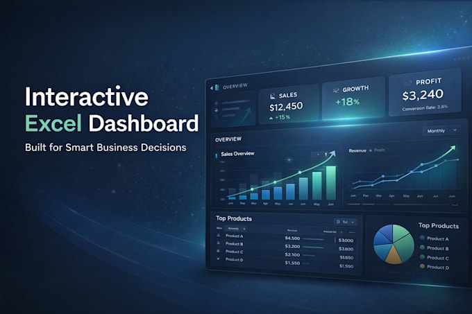 create an interactive excel dashboard with pivot tables