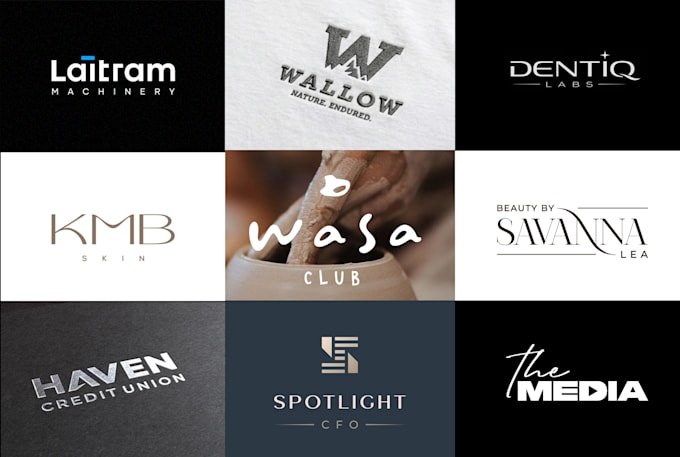 create extremely modern minimalist vibrant luxury business logo design