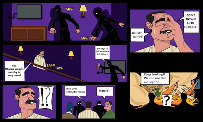 create funny cartoon comic strips for marketing and personal use