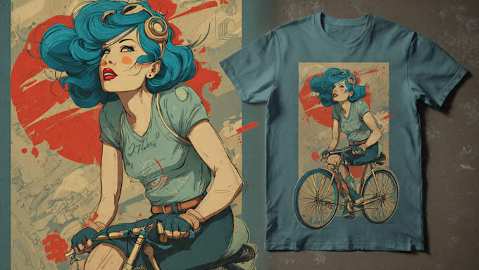 create retro tshirt designs in a vintage illustration style