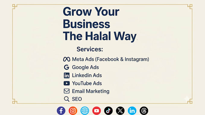 be your islamic social media manager and ads expert