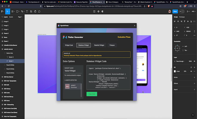 convert figma to flutter UI with pixel perfect responsive design