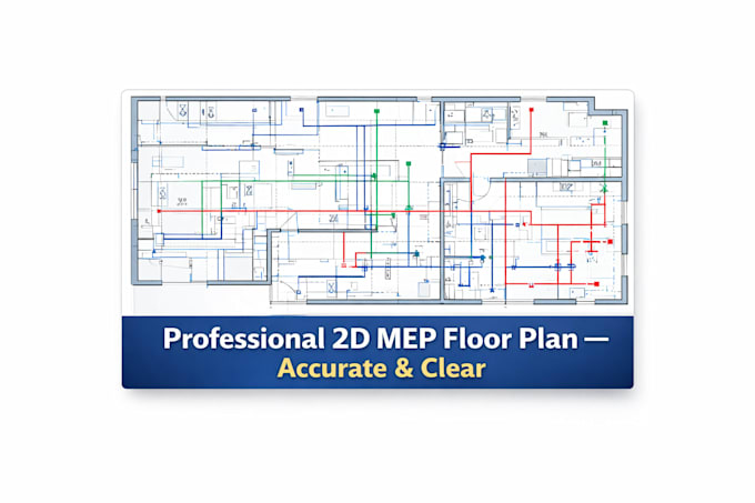 create accurate mep drawings and basic mechanical design using autocad and revit