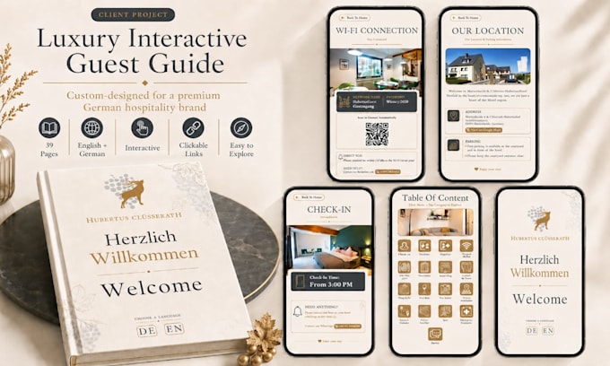 design a welcome book for your airbnb and str property