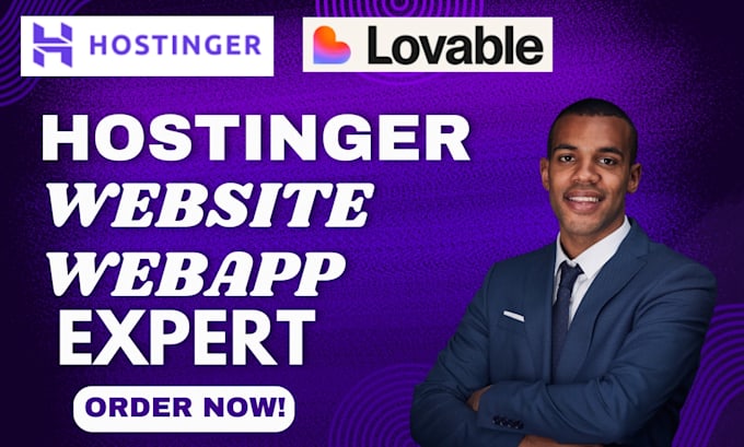 be your hostinger horizon website, web app expert hostinger ai web app lovable