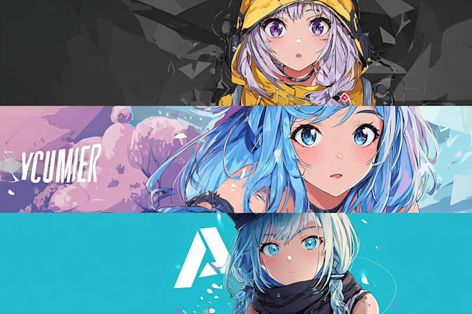 design awesome vtuber and streamer banner
