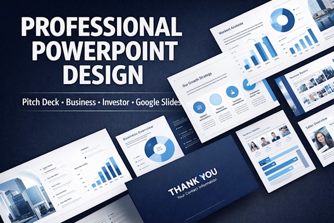 do captivating powerpoint presentation animation pitch deck business plan google