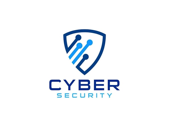 make security protection crypto shield cyber logo design
