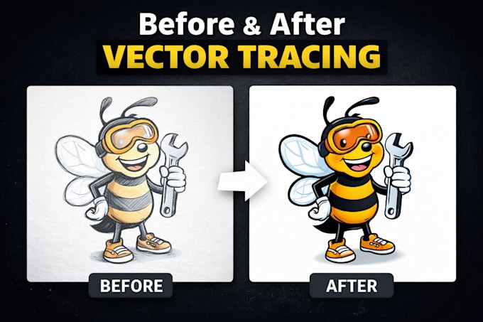 manually vectorize image, recreate logo, and convert image to vector