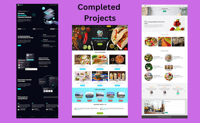 do front end website development HTML, CSS, javascript