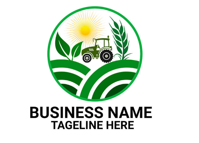 create a unique and vintage farm logo design