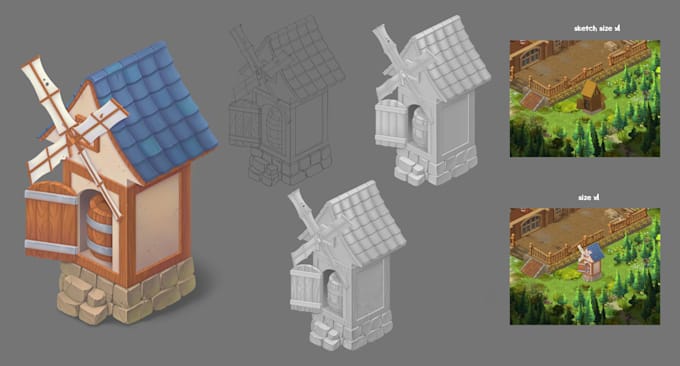 create you casual game art graphic