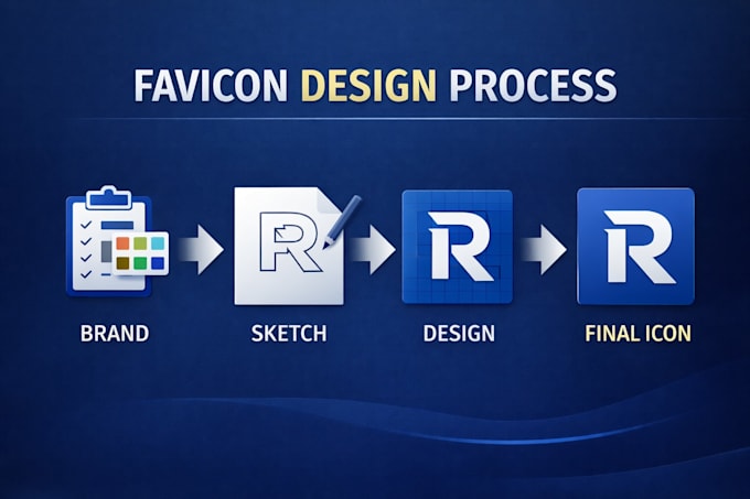 design a unique favicon for wordpress, shopify, and websites