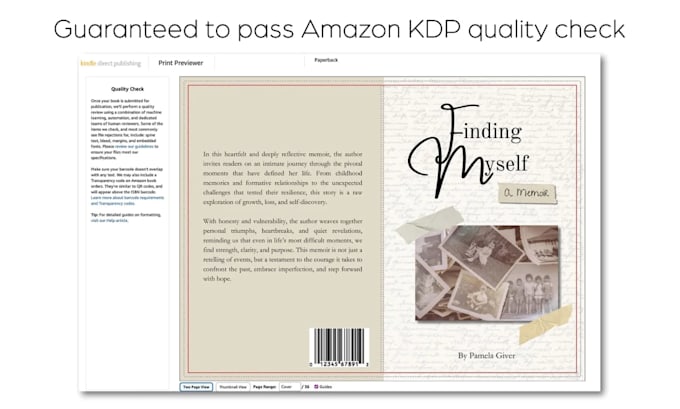 Format your book for amazon kdp book publishing, ebook or print book ...
