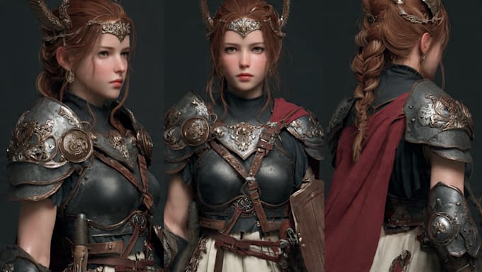 create high quality game character for game
