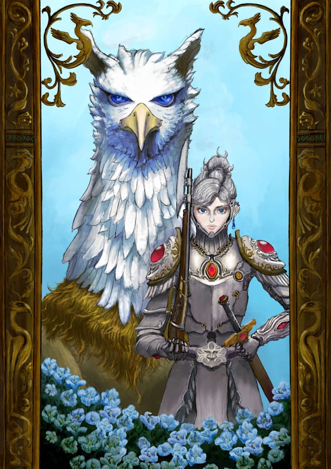 draw fantasy character and monster art
