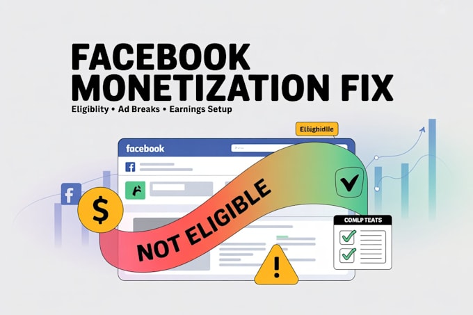 do fb page monetization, eligibility issues