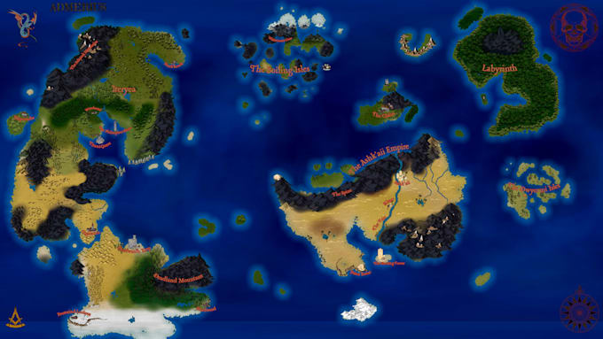 make high quality fantasy maps for dnd or your book