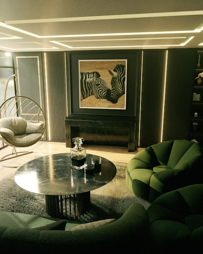 design high quality interior renders for your project