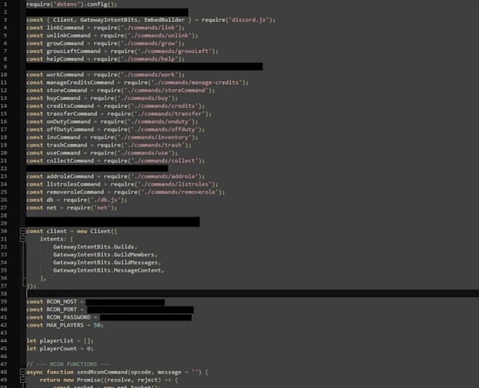 build a custom discord bot using javascript or python