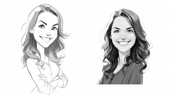 draw a caricature, cartoon caricatures