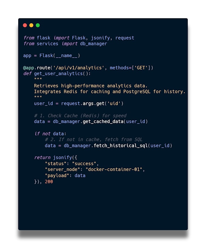 create a scalable python API using flask and docker