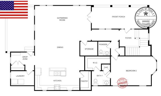 do architectural design, 2d floor plan, 3d floor plan
