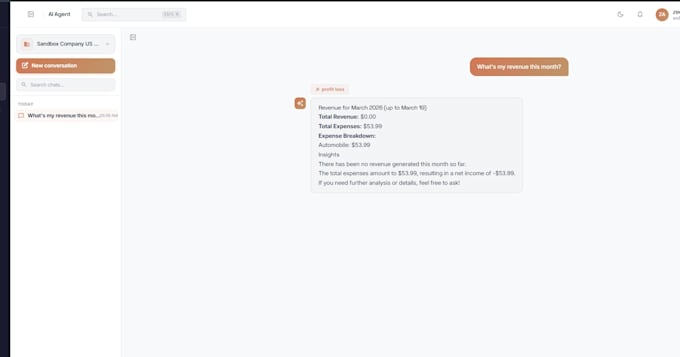 custom ai agents to automate accounting and quickbooks api