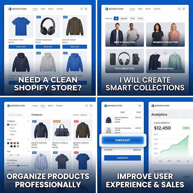 upload and organize products on your shopify store