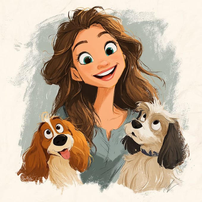 cartoonize your couple portrait