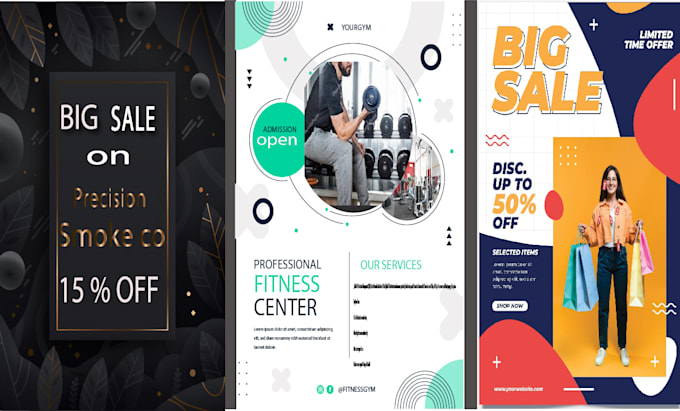 creat premium poster design minimalist creative layout