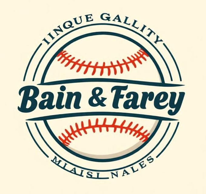 design modern softball logo in short time