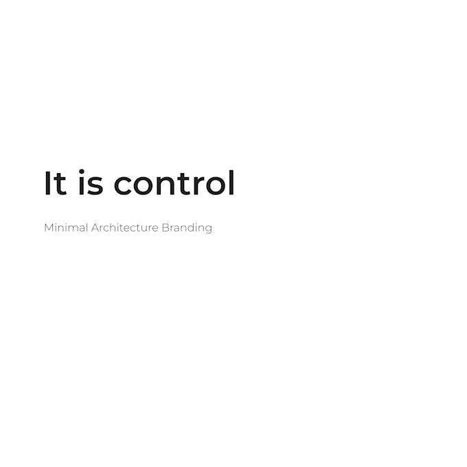 design a clean and minimal architecture logo